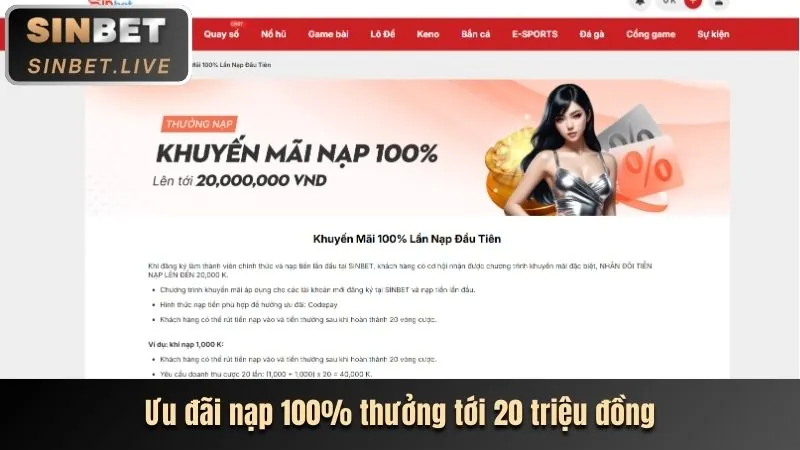Khuyến mãi chào mừng thành viên mới tại 123win bet